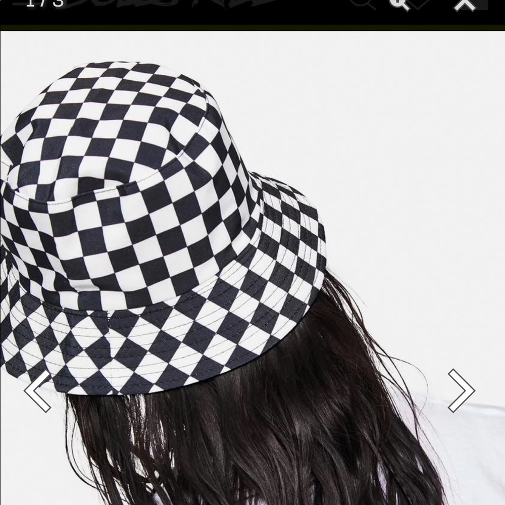 Dollskill Checkered Bucket Hat - image 2